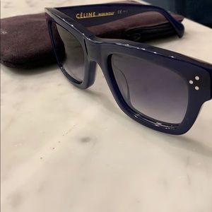 Celine navy enamel sunglasses